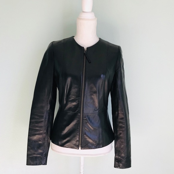 ANTONIO MELANI Jackets & Blazers - ANTONIO MELANI GENUINE LEATHER JACKET